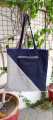 Timeless Branded Denim Tote Bag Women's Shoulder Bag for University College and Casual. 