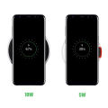 NILLKIN Fast 10W Qi Wireless Charger - Magic Disc 3rd Generation Charging Pad Classic Leather Surface for Huawei Mate 20 Pro IPhone X Xs Max Samsung Note 10 S10 S10+. 