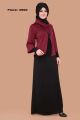 Modest Designs Upper Coati with Inner Maxi available with 3 different colors Abaya Maxi, Coati Maxi in Nida Fabric Combination of color. 