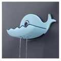 Fish Shape Soap Dispenser Stand Case Tray Plastic Bar Soap Sponge Holder, Soap Dishes For Shower Tub Kitchen And Bath. 