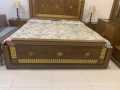 3 Pic Full Room Furniture Set Good Looking Bed without Mattress with good quality use in making. 