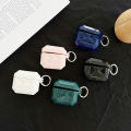 Simple Hanging Ring Rubik's Cube Shell Wireless Earphone Case For Apple AirPods Pro Solid color hard Protective Cover. 