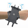 Wrist Phone Holder Suitable- For Universal Phone 360° Rotatable Wristband Bracket Sports -Running Cycling Mobile Phone Armband. 