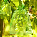20PCS Grape Fruit Protection Bags Garden Drawstring Netting Mesh Bags Anti-Bird For Plant Fruit Trees Organza Bags. 