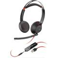 Plantronics - Blackwire C5220 - Wired, Dual-Ear (Stereo) Headset with Boom Mic - USB-A, 3.5 mm to connect to your PC, Mac, Tablet and/or Cell Phone. 