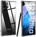 Samsung Galaxy S22 Ultra Case, Clear Protective Cell Phone Cover Shockproof with Transparent Slim - 6.8inch. 