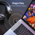 UGREEN USB Bluetooth 5.3 Tran‘smitters APTX HD 3.5mm Audio Adapter Plug and Play for PS4 PS5 Switch Gaming Mac. 