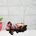 Pull Cart Mill Small Statue Crafts for Lawn Garden Office. 