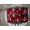 cricket hard ball - pack of 6 ball - cricket balls box. 