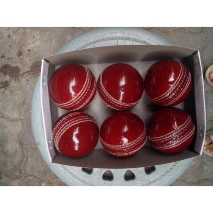 cricket hard ball - pack of 6 ball - cricket balls box