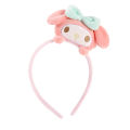 my melody kuromi kawaii plush doll face wash girl sanrio anime yugui dog cute girly heart hair accessories headdress headband. 
