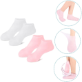 1 Pair Silicone Moisturizing Gel Heel Socks, Moisturizing Socks, Silicone Socks, Spa Socks, Exfoliating And Preventing Dryness Foot Skin Women Socks Moisturizer Foot Care Elastic Sock. 
