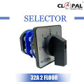 Clopal 32 Amp 4 - Position Phase Selector Switches (0-1-2-3-4). 