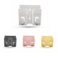 Pack of 5 Wall Mounted Universal Mobile Phone Holder for Charging - Waterproof Plastic, Multi-Colored. 