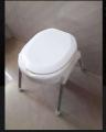 Portable Commode Chair new condition completely. 