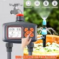 Water Timer for Garden Hose mart prinkler Timer 2 Outlets Large LCD creen Programmable Irrigation Timer for Yard Lawn Automatic/Manual Outdoor Watering Timer. 