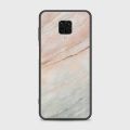 Xiaomi Redmi Note 9S Cover - SkinLee HQ Infinity Glass Case (Soft) - Smoked Coral Marble - SKINLEE-345-1-890-498. 