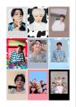 100 BTS Mini Photo Cards of Your Choice Photo cards/ Fit in Mobile Cases / ID card size mini photos / customize your choice pics.. 