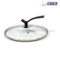 CHEF Premium Quality Glass Lid/Cover With Stylish Handle – 36 cm. 