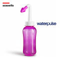300ml Nasal Rinse Wash Push Button Self Draining Neti Pot For Congestion Sneezing Pollution Flu Cold Smog Dry Passage and Allergy With Two Color Options of Blue and Purple Waterpulse NetiPot by SZASELLS. 