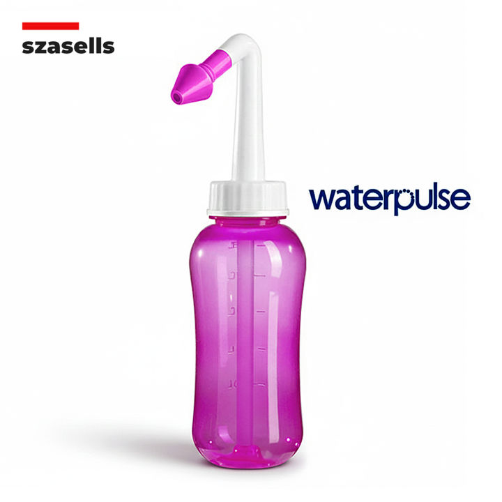 300ml%20Nasal%20Rinse%20Wash%20Push%20Button%20Self%20Draining%20Neti%20Pot%20For%20Congestion%20Sneezing%20Pollution%20Flu%20Cold%20Smog%20Dry%20Passage%20and%20Allergy%20With%20Two%20Color%20Options%20of%20Blue%20and%20Purple%20Waterpulse%20NetiPot%20by%20SZASELLS%20-%20Image%2010