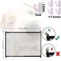 Pet Safety Guard Mesh Dog Gate,Pet Gate Magic Gate for Dogs. 