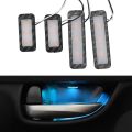 Armrest Interior Door Handle Lighting LED Universal Decorative Lights Car Inner Bowl Light 4Pcs Car Styling Auto Atmosphere Lamp-white. 