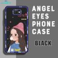 ZeroQiQi for Samsung Galaxy J7 Prime Back Cover Bubble Girl Shockproof Soft Ultra Thin Rubber Phone Case Full Lens Precision Hole Protection Cover. 