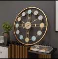 ELEGANT DECENT DESIGN METAL WALL CLOCK FANCY AND ATTRACTIVE WALL CLOCK STYLISH DESIGN SMOOTH MACHINE WALL CLOCK HANGING WALL CLOCK HOME DECORATION PERFECT FOR YOUR LIVING ROOM AND CAFES. 
