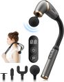 Massage Gun Electric 5 in 1 Double-Headed Electric Massager Gun Full Body Massager Equipment Set for Deep Tissue Percussion & Full Body Relaxation Handheld Back Massager Gun. 