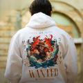 Monkey D. Luffy 'Wanted Pirate King' Hoodie – Unisex One Piece Anime Hoodie, Claim the Bounty in Style. 