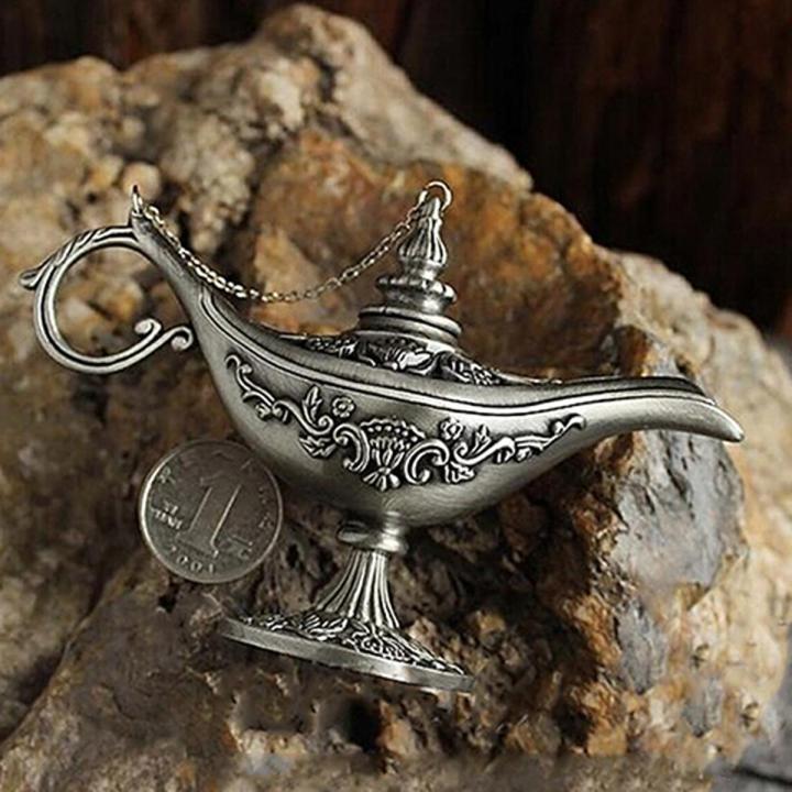 1pc Hot Aladdin Magic Genie Light OiL Lamp Pot Aladdin Lamp Stunning Decoration Cherry Super Store