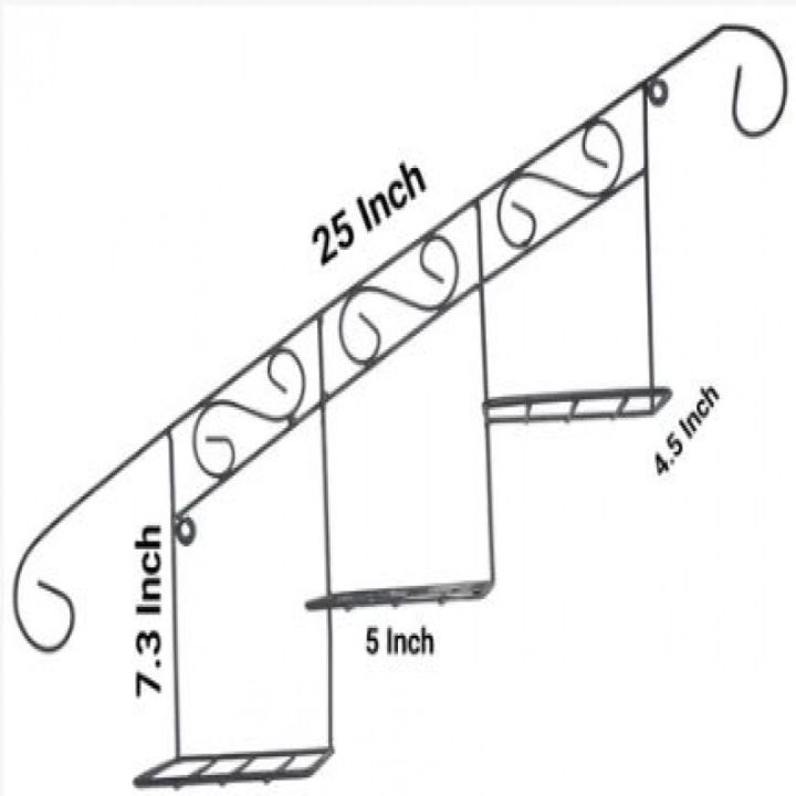 Wall%20Flower%20Stand,%20Hanging%20Ladder%20Decorative%20Shelf,%203%20Tier%20Wall%20Plant%20Flower%20Rack,%20Storage%20Rack,%20Flower%20Stair%20Holder%20-%20Image%202