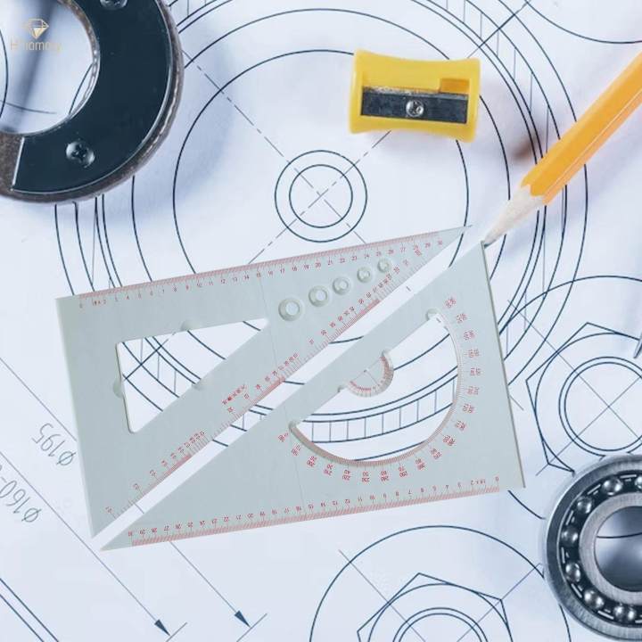 Chart%20Drawing%20Triangle%20Ruler%20Portable%20Multifunctional%20Durable%20Protractor%20for%20Ship%20Drawing%20Comic%20-%20Image%202
