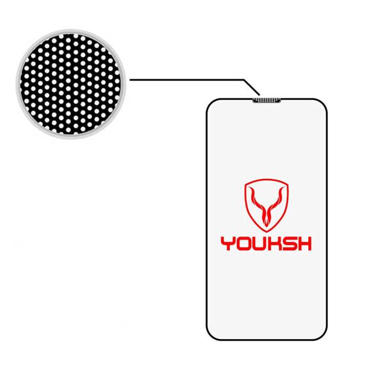 YOUKSH Apple iPhone 13 Pro Max (6.7) - YOUKSH Anti Dust Glass Protector - With YOUKSH Installation kit.