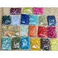 100 Pcs Pack Embroidered Mirror for Fabric | Indian Design Women’s Accessories. 