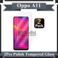 2Pcs Oppo A11 Tempered Glass Screen Protector Premium High Quality Polish Glass For A11. 