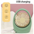 Cooling FanSilentNatural WindRechargeableMini Desk Handheld Electric Air Cooler Fanfor Dormitory. 