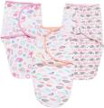 Baby Swaddle Comfort Adjustable Swaddle Infant Baby Wrap Pack of 3. 