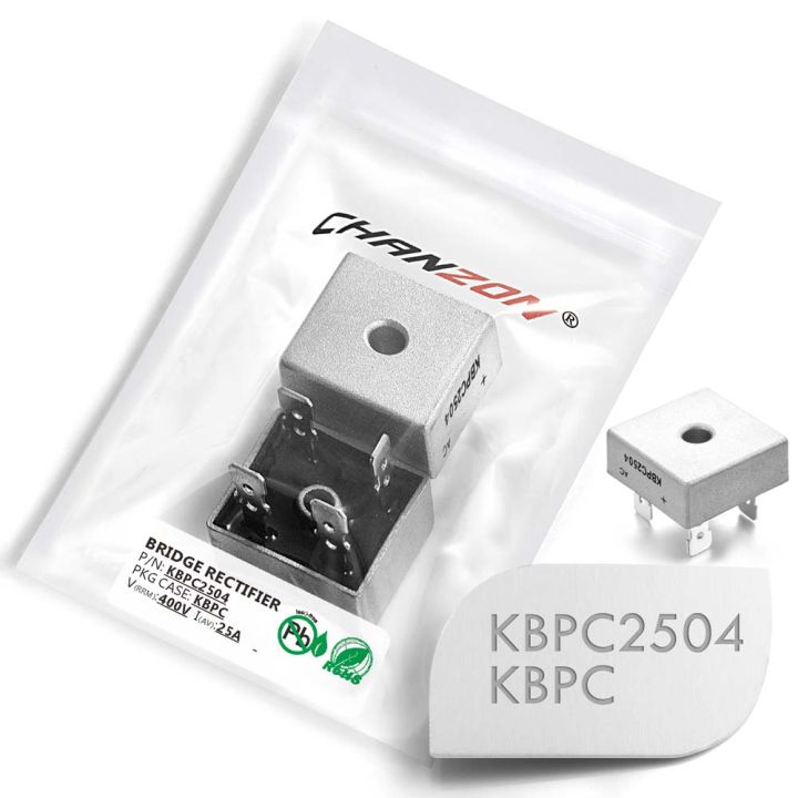 【All Of Me】2 KBPC2504 Bridge Rectifier Diode 25A KBPC 2504 Single Phase Full Wave 25 400 Volt Electronic Silicon