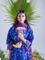 3PC Unstitched Printed Lawn Silk (SI3). 