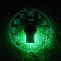 Acrylic Modern Light Wall Clock, Light Wall Clock, Night Wall Clock, Clock. 