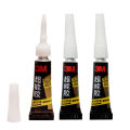 3M super glue 502 strong glue genuine glue glass repair shoes iron metal ceramic wood plastic shoes special glue bonding adhesive handmade soft multi-functional waterproof universal quick-drying. 