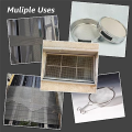 6Pcs 30x21cm Wire Mesh,20 Mesh Stainless Steel Mesh,Rust Metal Mesh Screen for DIY Projects,Vent,Filter Mesh,Garden Durable Easy Install Easy to Use. 