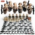 New 6pcs Alpha Force Army Military Small Building Block Set Mini Russian Alpha Soldier Figure Block Brick Moc Toy For Kid. 