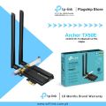 TP-Link Wi-Fi 6 Bluetooth 5.2 Card Archer TX20E / TX50E AX1800 Wi-Fi 6 Bluetooth 5.2 PCIe Adapter - 18 Months Brand Warranty. 