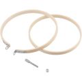 🧵 Super Strong Wooden Embroidery Hoop Frame | Premium Bamboo Cross Stitch Ring | Adjustable Round Needlecraft Sewing Tool for Hand Embroidery, Fabric Crafts & DIY Décor 🎨. 
