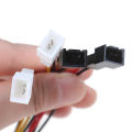PC 4-Pin Molex/IDE to 3-Pin CPU/Chasis/Case Fan Power Cable Adapter Connector. 
