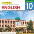 Unique Notes English 10 Federal Board. 