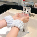Plush Wrist Strap Absorbent Wrist Waterproof Cuff Exercise Wipe Sweat Wash The Arm Sleeve Wash Face Wrist Strap. 